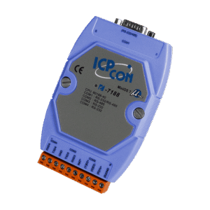 I-7188/DOS/512 Serial PAC with 80188-40 CPU, ROM-DOS, 512KB Flash, 256KB SRAM (Blue Cover)