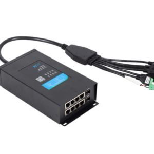 TG473-NR 5G NR Smart Pole Gateway with 2.4G WIFI, 2-SFP, 8-RJ45, 1-RS232, 2-RS485, 3-DI, 3-Relay and 2-DC Power Output