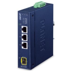 IECJ-410FT Industrial 3-Port RJ45 + 1-Port SFP EtherCAT Junction Slave