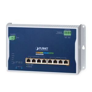 WGS-6325-8UP2X Industrial L3 4-Port 2.5G 802.3bt PoE + 4-Port 10/100/1000T 802.3bt PoE + 2-Port 10G SFP+ Wall-mount Managed Switch