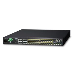 XGS3-24242 Layer 3 24-Port 100/1000X SFP + 8-Port Shared TP + 4-Port 10G SFP+ Stackable Managed Switch (100~240V AC, 36-75V DC)