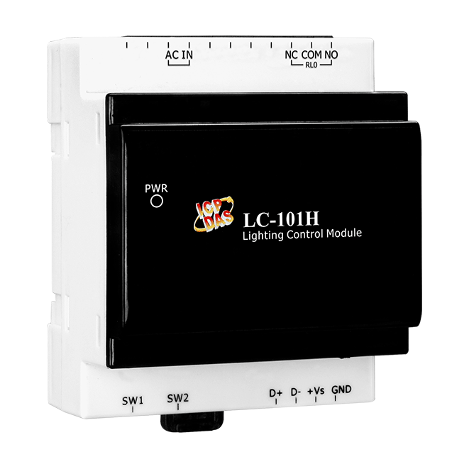 LC-101H 1-CH Lighting Control Module with AC Load Current Measurement (1 Relay output with 1 AC AI + 1 AC DI)