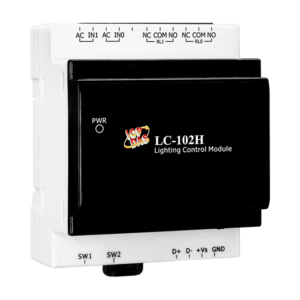 LC-102H 2-CH Lighting Control Module with AC Load Current Measurement (2 Relay output with 2 AC AI + 2 AC DI)