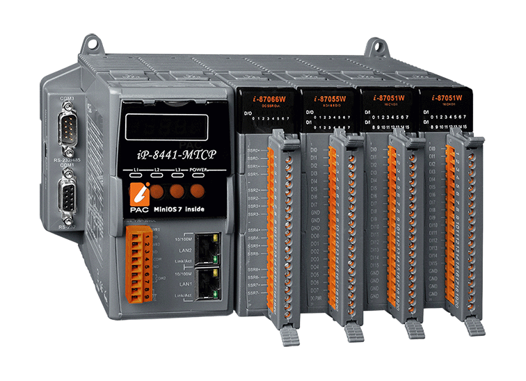 iP-8441-MTCP 4-slot Modbus TCP I/O Expansion Unit (Modbus TCP Protocol)