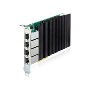 ENW-9740P 4-Port 10/100/1000T 802.3at PoE+ PCI Express Server Adapter (120W PoE budget, PCIe x4, -10~60 degrees C)