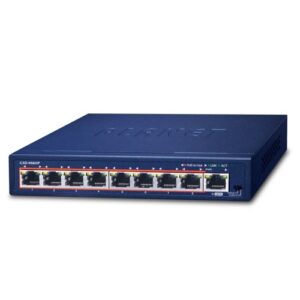 GSD-908HP 8-Port 10/100/1000T 802.3at PoE + 1-Port Gigabit Desktop Switch