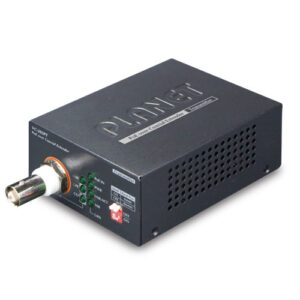 VC-203PT 1-Port 10/100TX PoE PD + 1-Port BNC PoE over Coaxial PSE Extender – Transmitter
