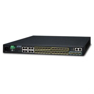 SGS-6341-16S8C4XR Layer 3 16-Port 100/1000X SFP + 8-Port Gigabit TP/SFP + 4-Port 10G SFP+ Stackable Managed Switch (100~240V AC, 36-75V DC)