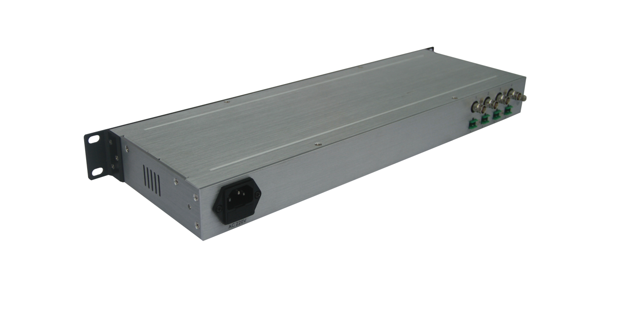 OT-PLC302POC/PDU 4-Ch Ethernet & Power Receiver Hub, 19-inch rack-mountable