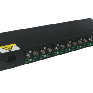 OT-PLC601/PDU 16-Ch Ethernet Extender Hub over 2-wire up to 1000m (19-inch rack installation)