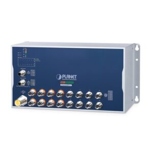 ITS-6326-16P-LV Industrial L3 16-Port 10/100/1000T 802.3at PoE M12 Managed Ethernet Switch with dual voltage input of 24 to 54 VDC