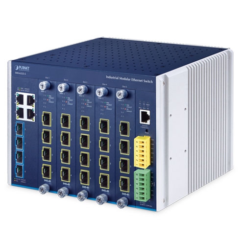 IMS-6325-5 Industrial Layer 3 5-Slot Modular Managed Ethernet Switch