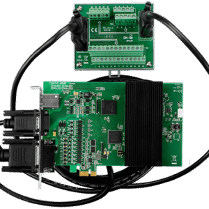 ECAT-M808-16AX PCI Express, 16-Axis EtherCAT MainDevice board with 13-ch DIO, 2-Axis Encoder (RoHS), with cable & daughter board