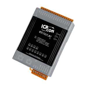 ET-7217-A5 Ethernet I/O Module with 2-port Ethernet Switch, 8-ch AI & 4-ch DO