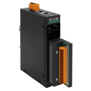PET-2218H/S1 POE I/O Module with 8-ch High Speed Thermocouple Input, includes CN-1825M Daughter Board