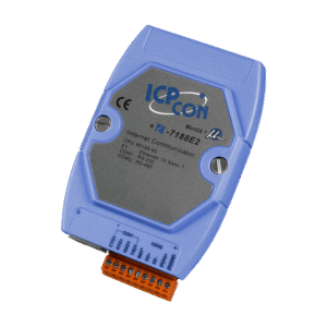 I-7188E2 Programmable Ethernet to 2x serial ports converter (1x RS-232, 1x RS-485)