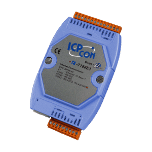 I-7188E3 Programmable Ethernet to 3x serial ports converter (1x RS-232, 1x RS-422 and 1x RS-485)