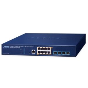MGS-6311-8UP4X L3 8-Port 2.5GBASE-T 802.3bt PoE + 4-Port 10GBASE-X SFP+ Managed Ethernet Switch