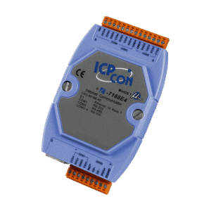 I-7188E4 Programmable Ethernet to 4x serial ports converter (3x RS-232, 1x RS-485)