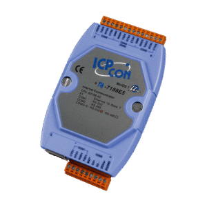 I-7188E5 Programmable Ethernet to 5x serial ports converter (4x RS-232, 1x RS-485)