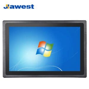 Tablet with Windows logo on screen
