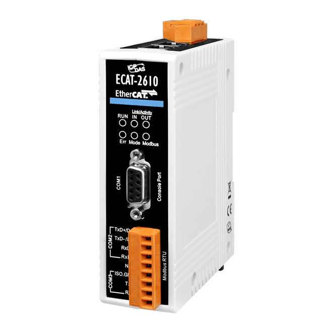 EtherCAT to Modbus RTU gateway