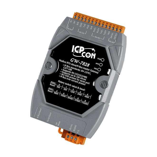 M-BUS to Modbus gateway