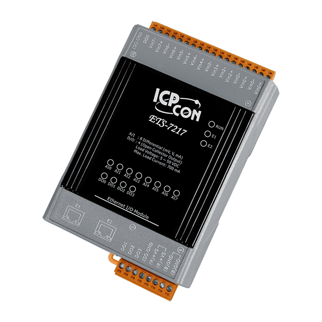 ETS-7000 Series Ethernet I/O Modules with MQTT & LwM2M Client Protocols