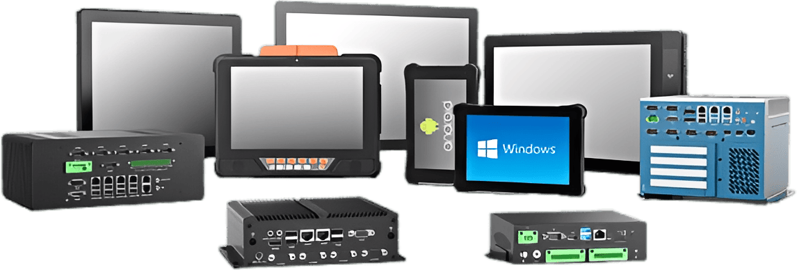 Industrial electronic devices and displays