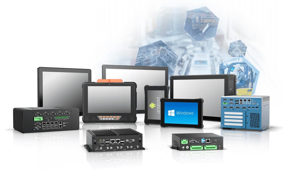 Industrial computers and displays collection
