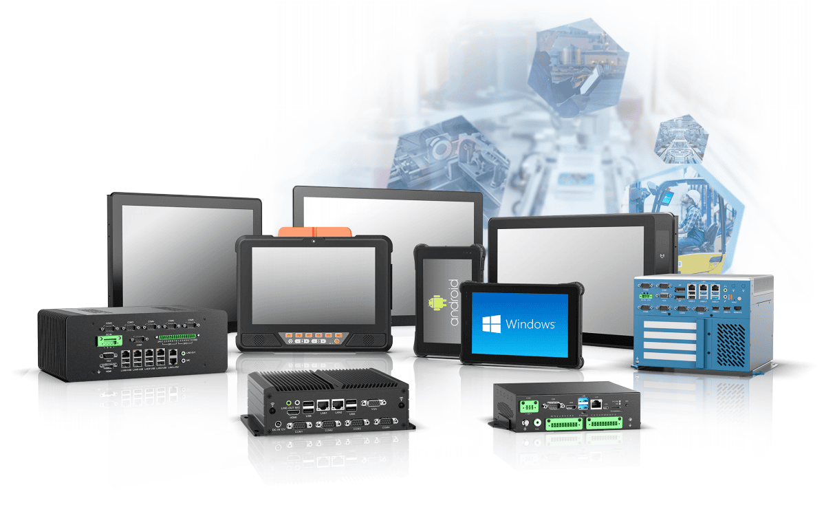 Industrial computers and displays collection