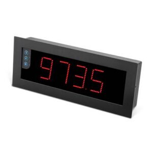 Black rectangular electronic counter