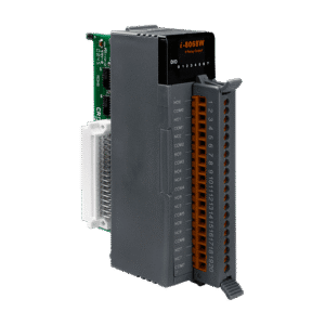Black and orange electrical interface device