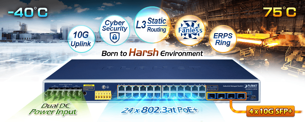 High-performance switch with temperature range