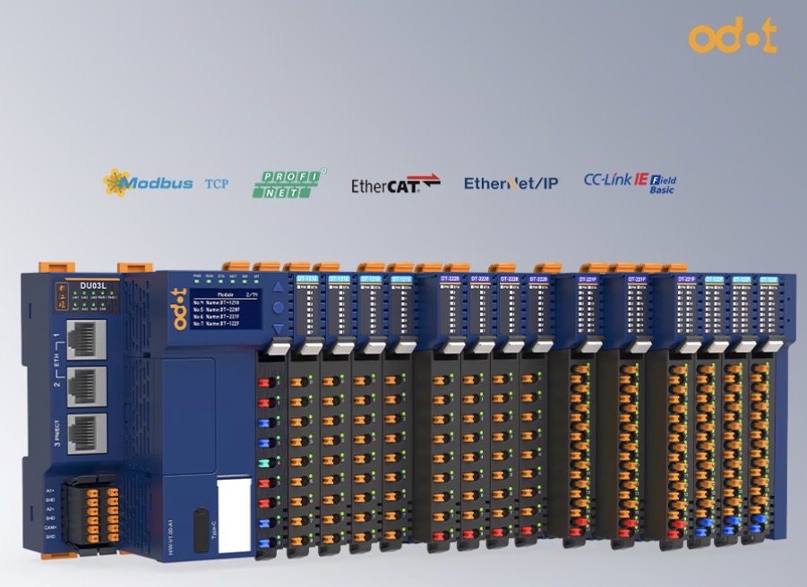 PLC system with various communication protocols
