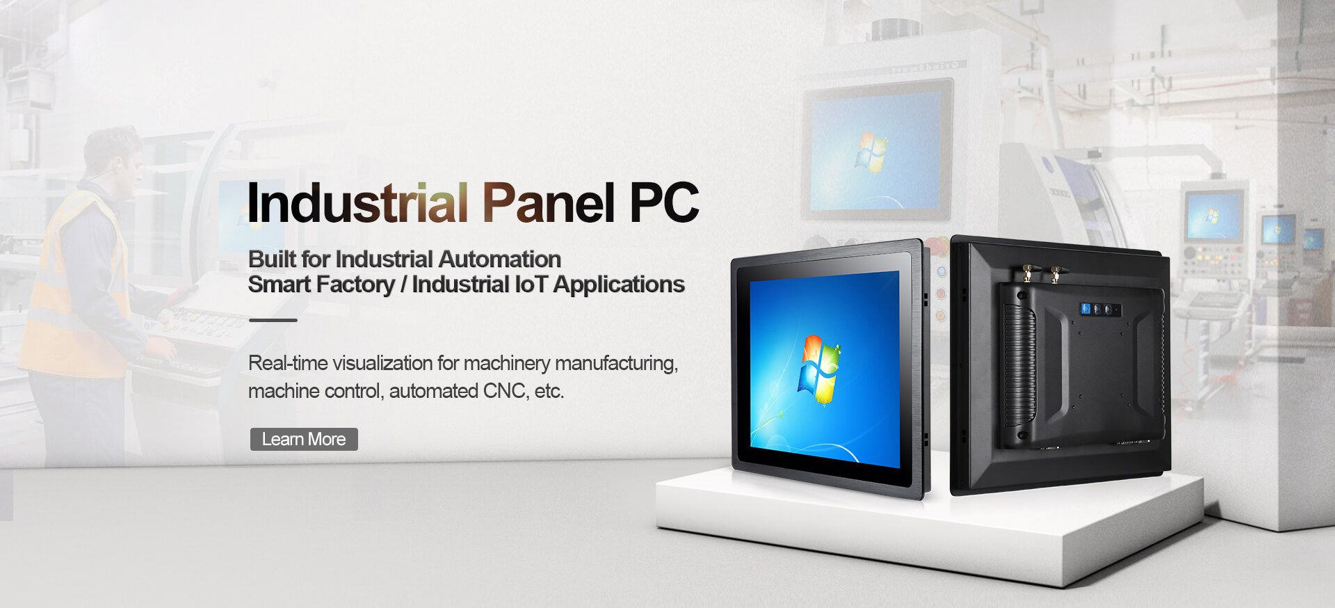 Industrial panel PC for automation