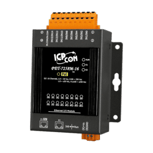 Black industrial Ethernet module