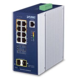 Network switch with eight Ethernet ports