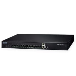 Black network gateway with ports