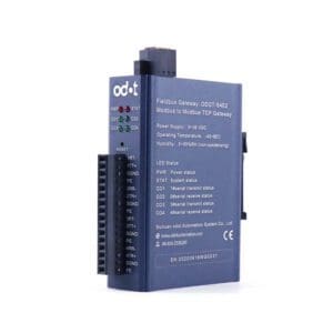 Modbus TCP gateway, side view