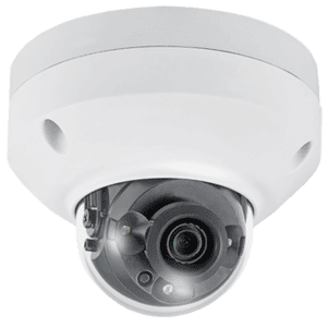 Surveillance camera with clear dome