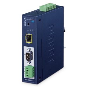 IMG-3105AT IP30 Industrial 1-Port RS232/RS422/RS485 Modbus Gateway with 1-Port 100FX SFP