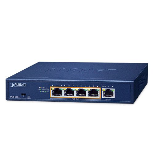POE-E304 1-Port 802.3bt PoE++ to 4-Port 802.3af/at Gigabit PoE Extender